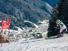 Gli impianti di sci di Monte Agudo ad Auronzo di Cadore.