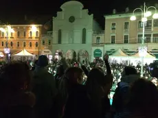 Piazza dei Martiri durante i festeggiamenti del Capodanno