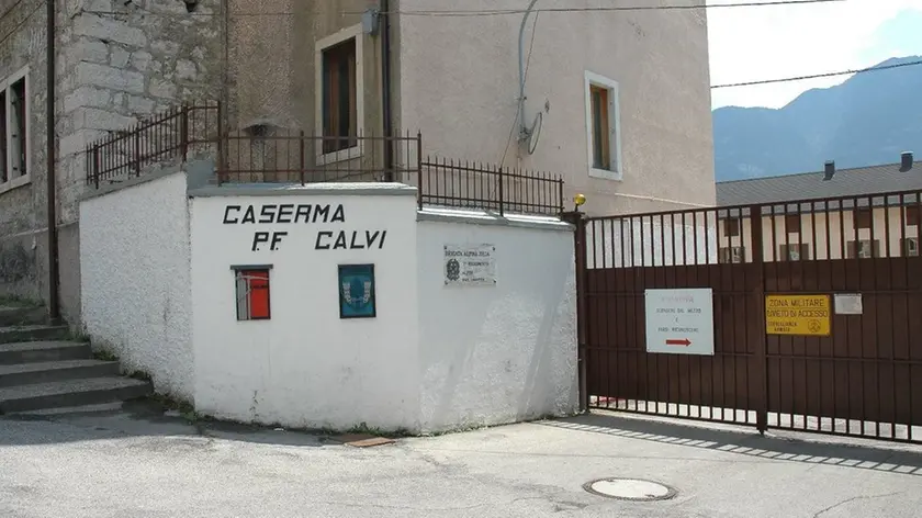 Pieve di Cadore, 14 luglio, Tai, la caserma militare Pier Fortunato Calvi