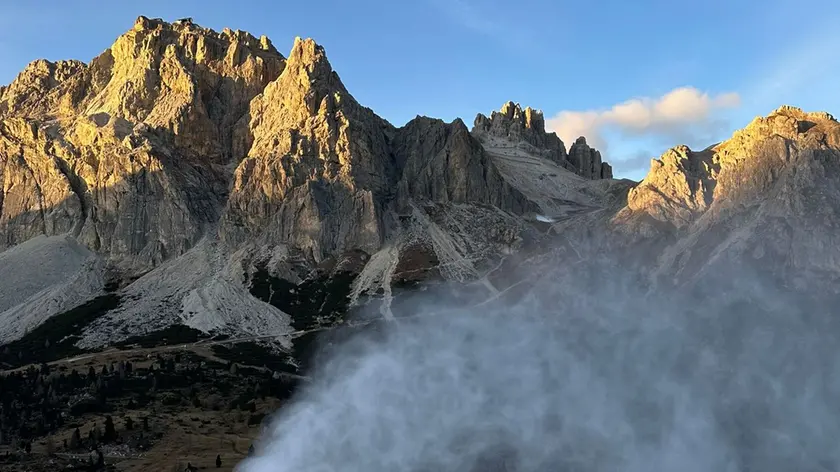 Temperature sotto lo zero: a Col Gallina sono in azione i cannoni per l'innevamento programmato
