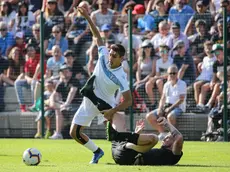 Riza Durmisi vs Roberto Codromaz - Amichevole Lazio vs Triestina - Auronzo di Cadore - Stadio Zandegiacomo - Stefano Da Rin Puppel - Perona