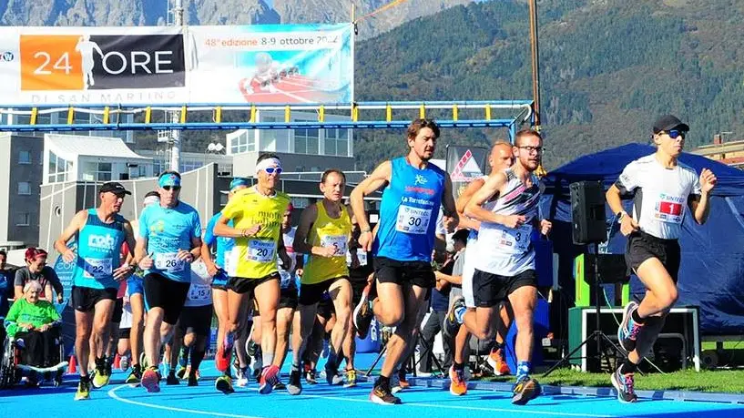 Una fase della 24 ore di San Martino
