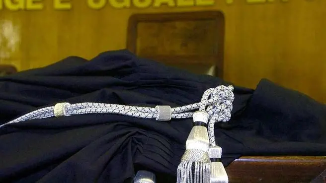 Un'aula di tribunale in un'immagine d'archivio.