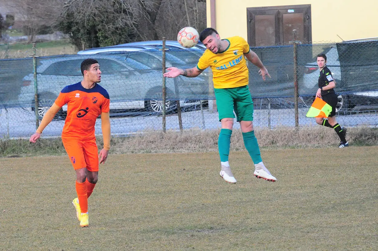 L'Alpago non sfonda in casa di un orgoglioso Fiori Barp. Finisce 1-1 il derby bellunese di Promozione