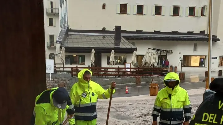 La colata di detriti al Tre Croci