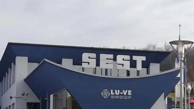 Lo stabilimento della Sest a Limana dove c’è stato lo sciopero