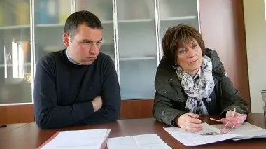 Nerea Sartori Bortoluzzi e don Fabio