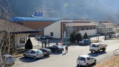 La Diab di Longarone dove è scoppiato un incendio