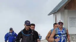 L’assessore De Kunovich con gli organizzatori tra cui a destra Mauro Vuerich