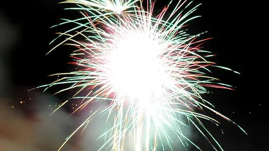 I fuochi d'artificio di domenica sagra dei per bribano