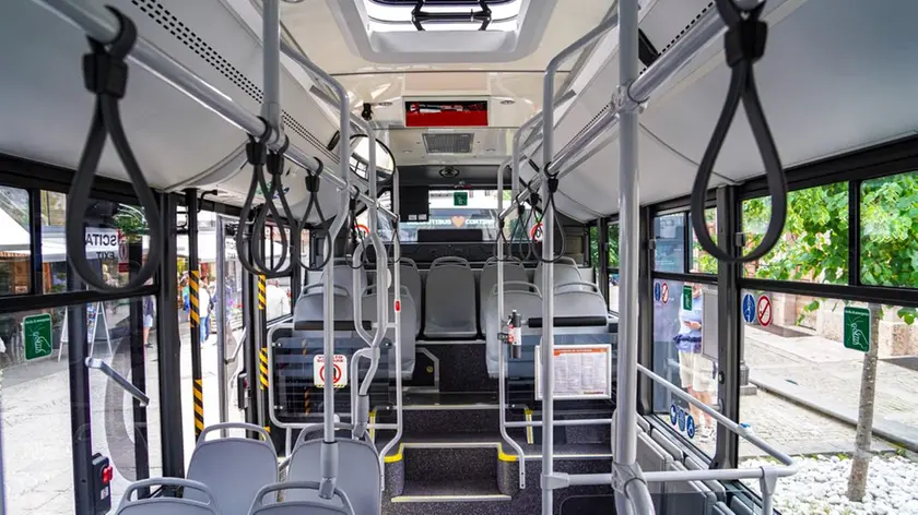 L'interno di un bus: novità in vista per il trasporto pubblico locale a Belluno e Feltre