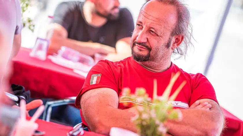 Igor Schiocchet in uno scatto della sua scuderia
