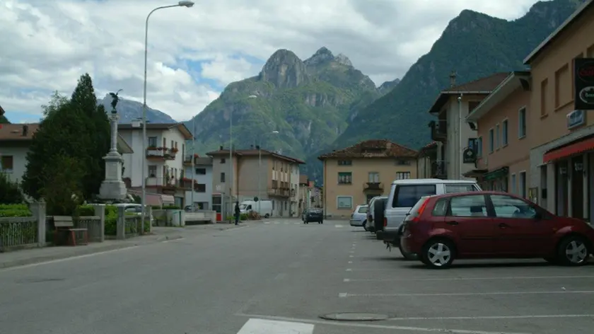 Uno scorcio della frazione pontalpina di Polpet dove e' in corso l'iniziativa Polpet