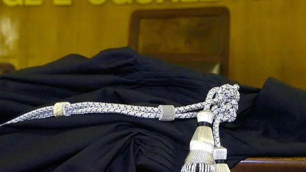 Un'aula di tribunale in un'immagine d'archivio.