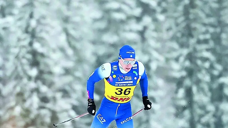 Elia Barp, nazionale di sci nordico