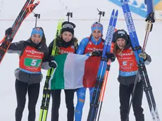 L'Italia campione del mondo in staffetta