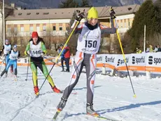 COMPETIZIONE DI SCI NORDICO. prigol eleonora