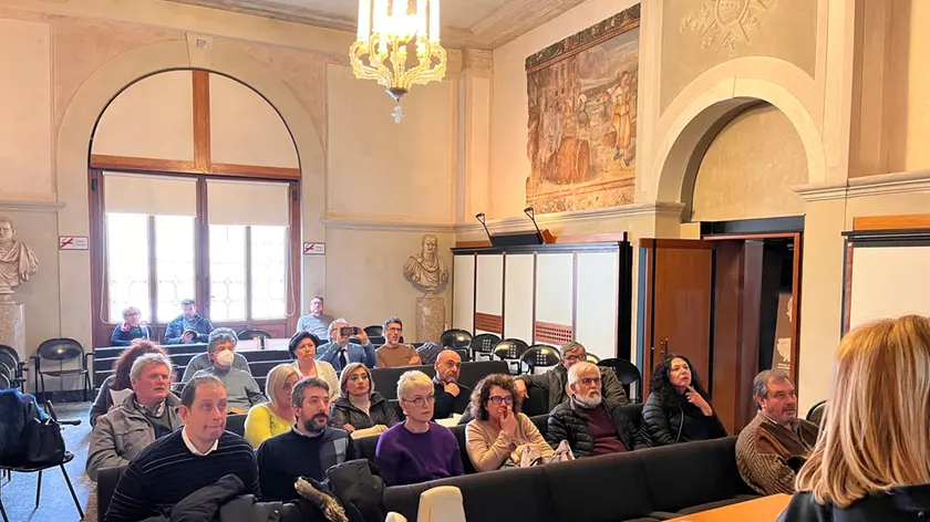 Presidi e amministratori ieri in Provincia