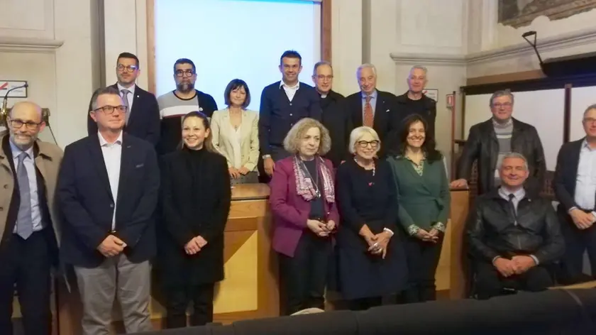 Il gruppo dei soci fondatori della Fondazione welfare Belluno Dolomiti