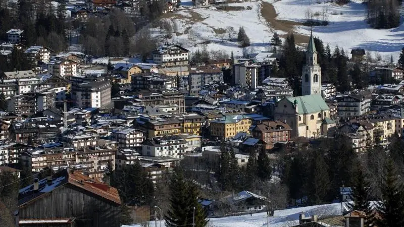 Una veduta di Cortina