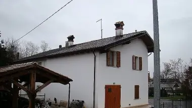 La casa di Pellizzari nella frazione santagiustinese di Carfai
