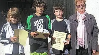 Il podio Ragazzi