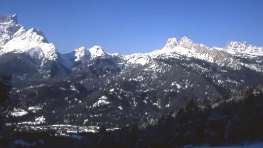 La Valle del Boite in inverno