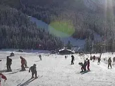 - Una veduta panoramica della pista Campetti a Sappada