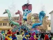 Un carro del Carnevale di Sedico