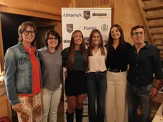 La squadra femminile con Alessandro Zisa