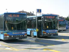 Il parcheggio Metropolis per gli autobus Dolomitibus. In azienda acque sempre piu' agitate