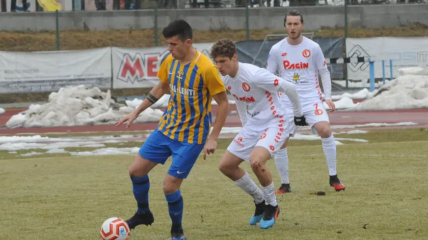 Simone Quarzago quando era al Belluno