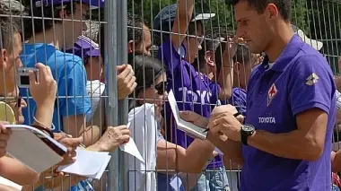 Tanti i tifosi che hanno seguito la Fiorentina in ritiro