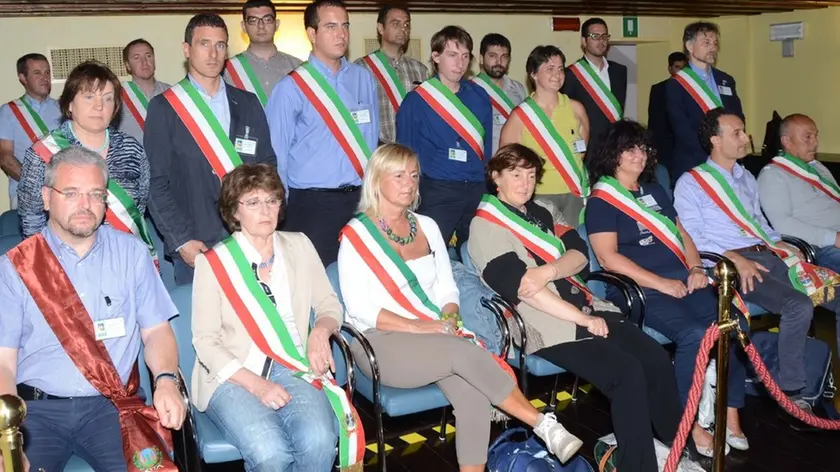 INTERPRESS/GF.TAGLIAPIETRA. CONSIGLIO REGIONALE E SINDACI DEL BELLUNESE