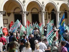 gian paolo perona- perona- belluno- prefettura- manifestazione sindacale sui tagli agli ospedalieri di feltre-