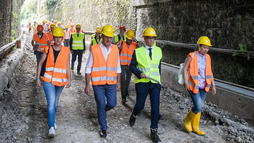 Ferrazza Vittorio Veneto Zaia al Cantiere ferroviale