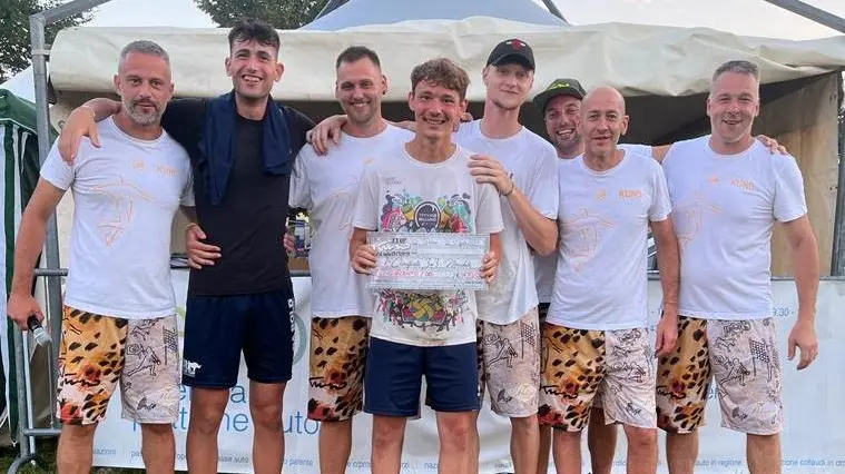 I vincitori del torneo maschile
