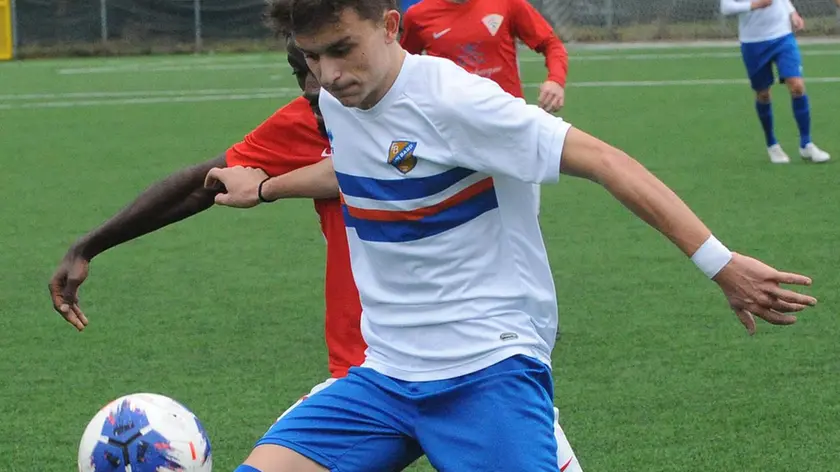 Simone Caser, qui con la maglia del Fiori Barp