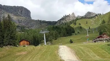 La strada silvo pastorale di Plan Boè