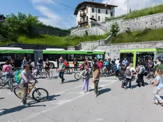 Prima in treno poi in bicicletta