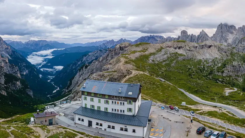 Il rifugio Auronzo