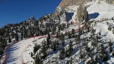 Una veduta dell’Olympia delle Tofane