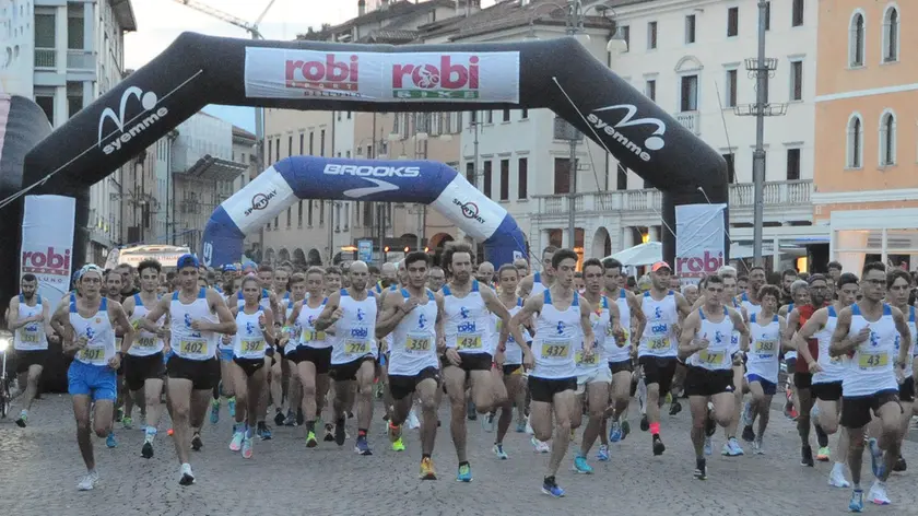 La partenza della Belluno Summer run