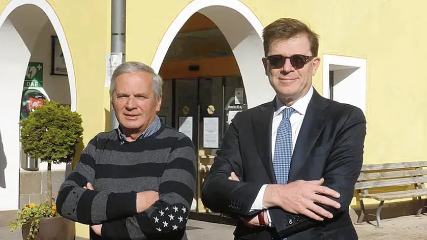 Il presidente Carlo Vadagnini e il direttore generale Ruggero Lucin