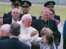 - L'arrivo del Papa per le vacanze a Lorenzago di Cadore