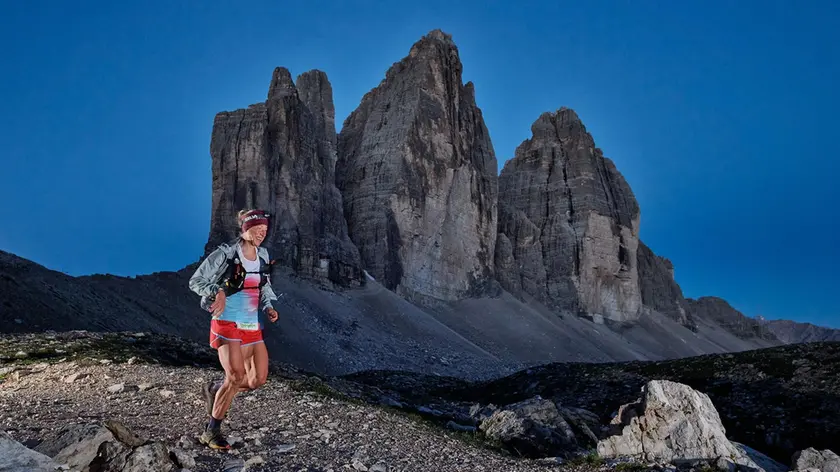 Una fase della Lavaredo Ultra Trail