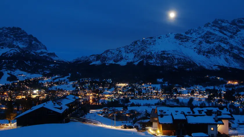 Cortina d'Ampezzo innevata