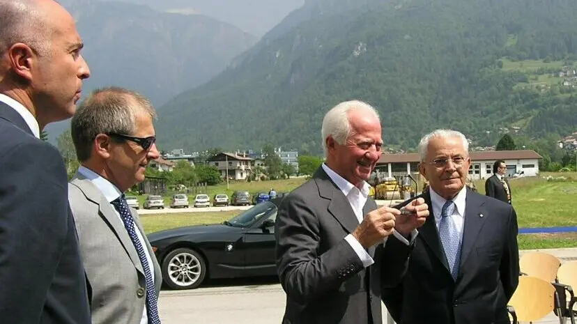 Roberto Chemello, a sinistra, con Leonardo Del Vecchio e Luigi Francavilla