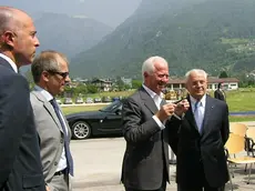 Roberto Chemello, a sinistra, con Leonardo Del Vecchio e Luigi Francavilla