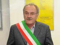 L'inaugurazione del nuovo ufficio postale di sospirolo. Il sindaco Renato Moro